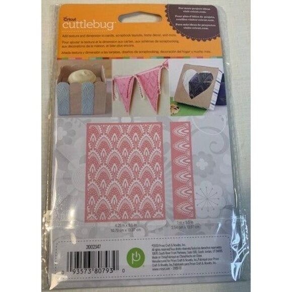 Cricut Cuttlebug Anna Griffin Empire Arch Embossing Border Folder Set - New - Picture 2 of 3